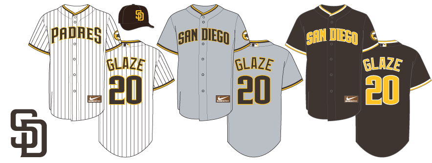 The Only Consistency to Padres' Uniforms Is Inconsistency