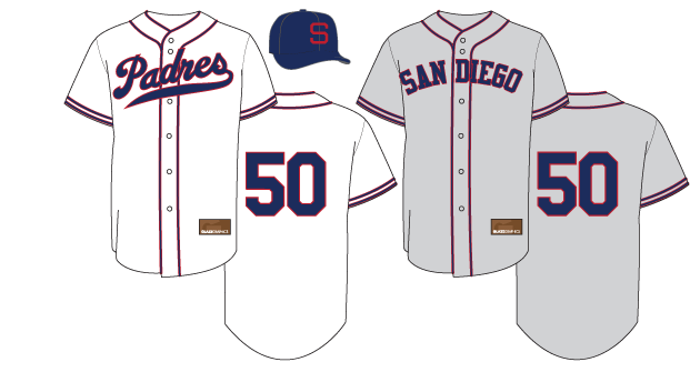 San Diego Padres Jersey History: BP/Spring Training